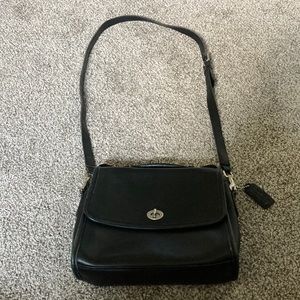 Black Coach crossbody bag!